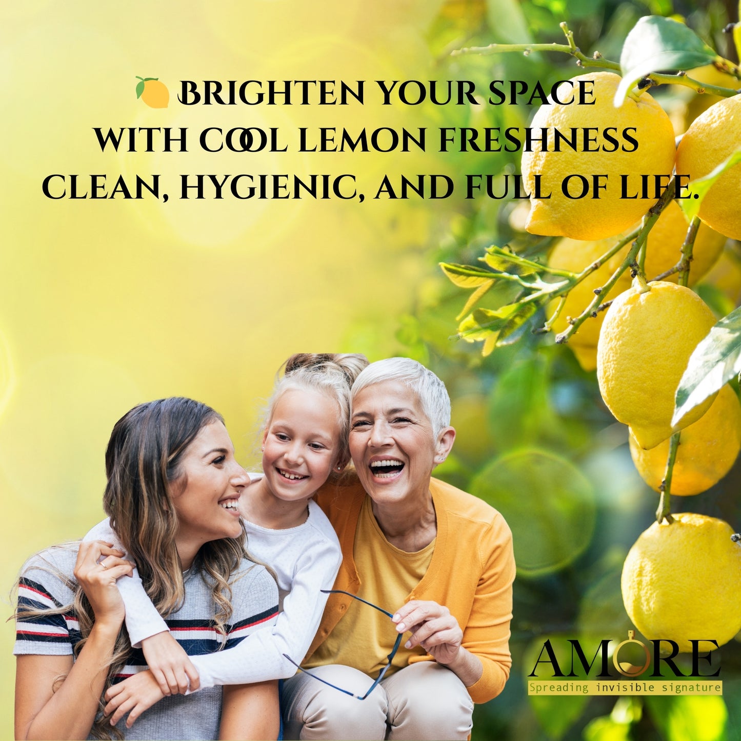 Cool - Lemon  Multi-Purpose Air Freshener
