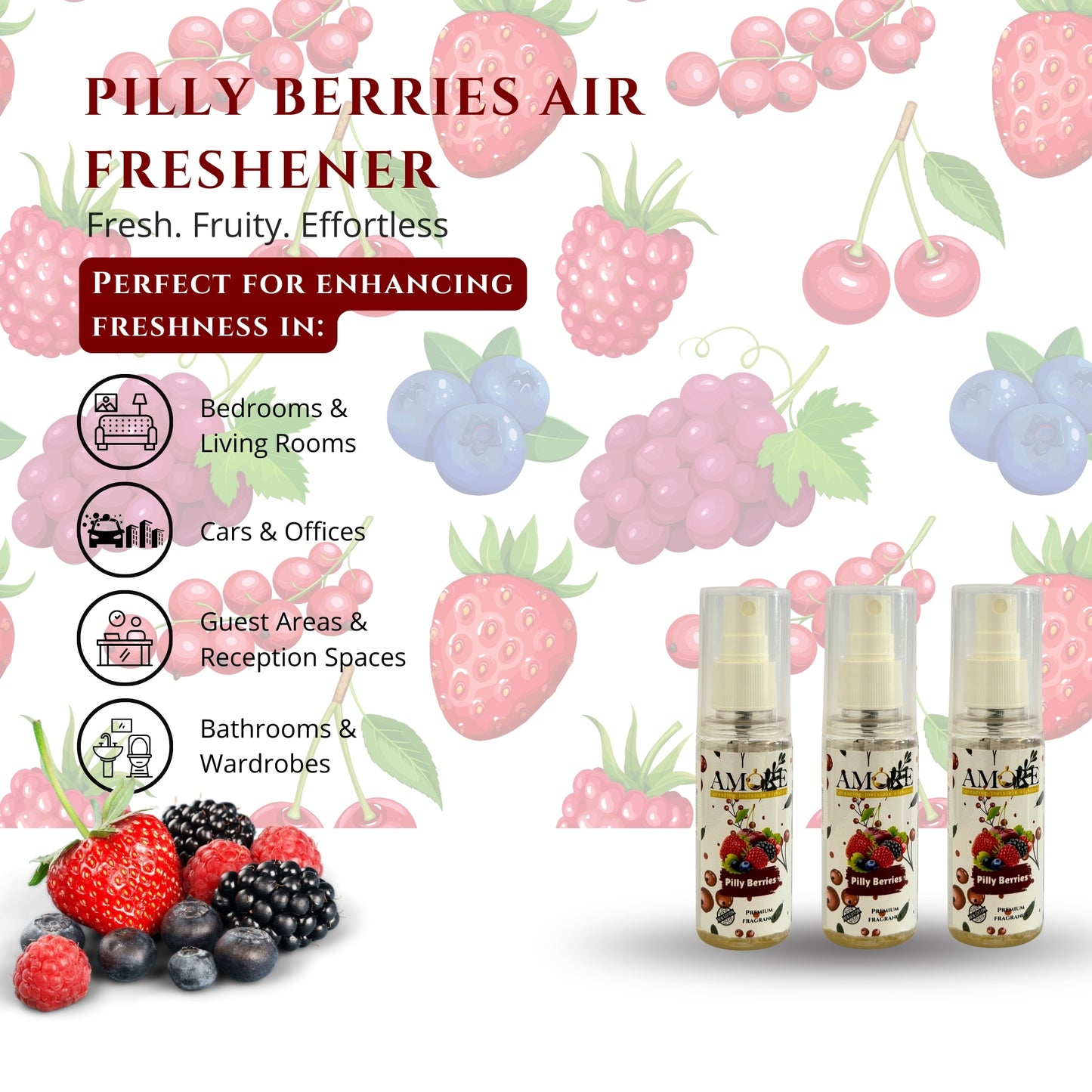 Pilly Berries Multi-Purpose Air Freshener