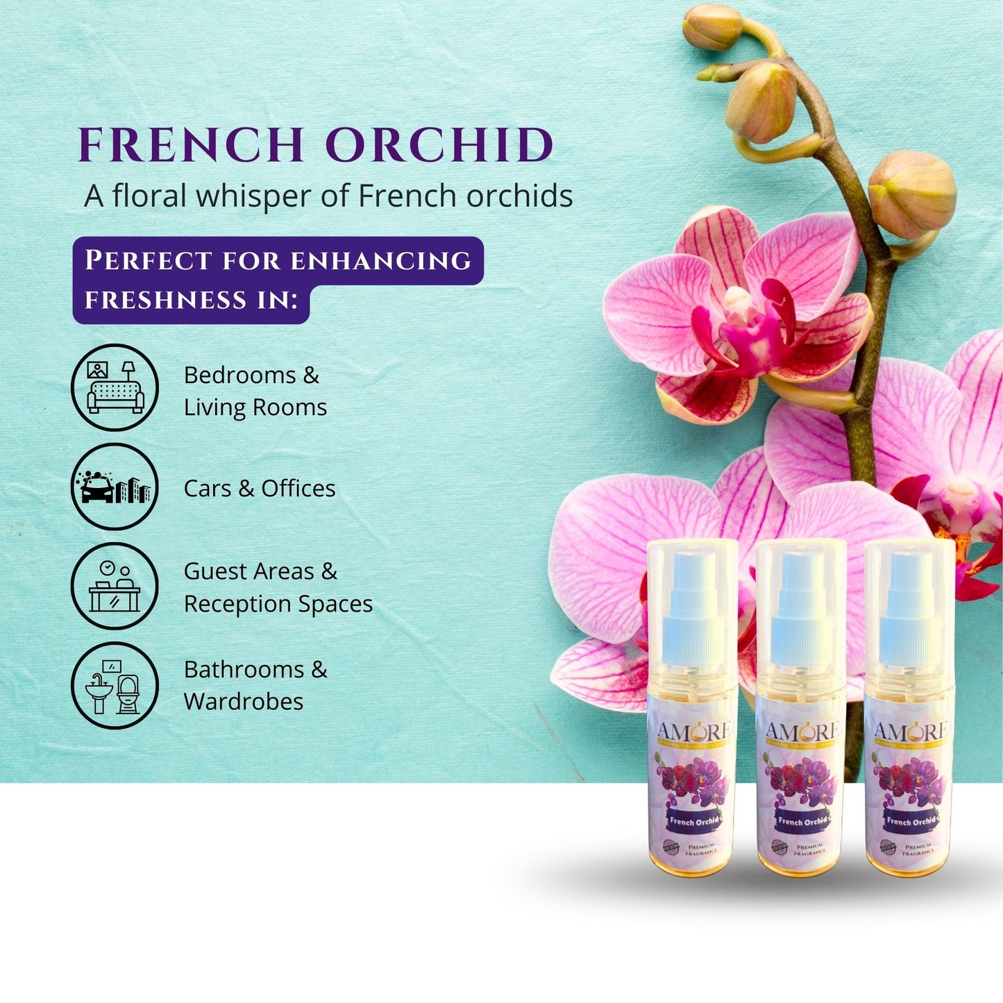 French Orchid Multi-Purpose Air Freshener