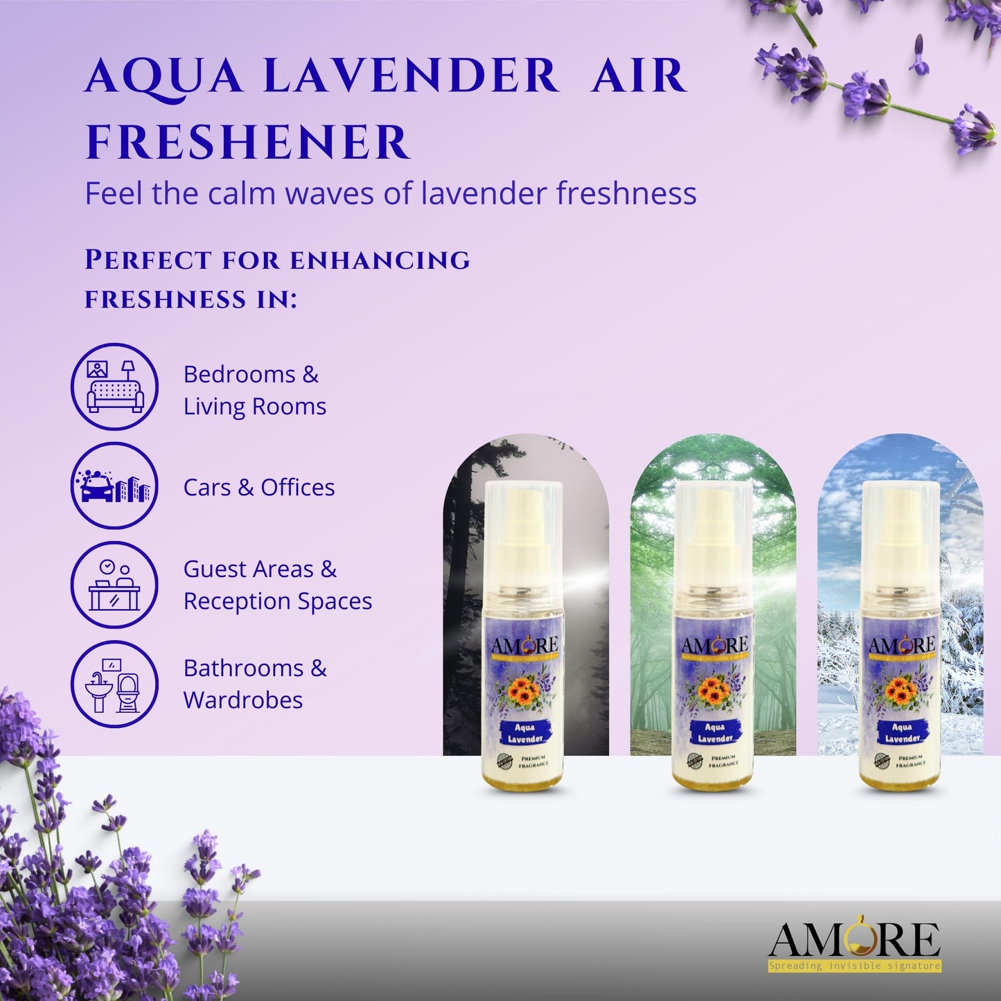 Aqua Lavender Multi-Purpose Air Freshener